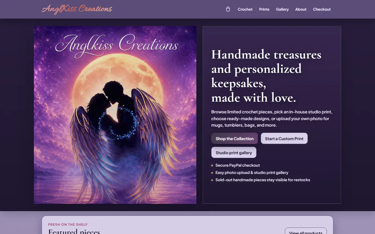 AnglKissCreations website