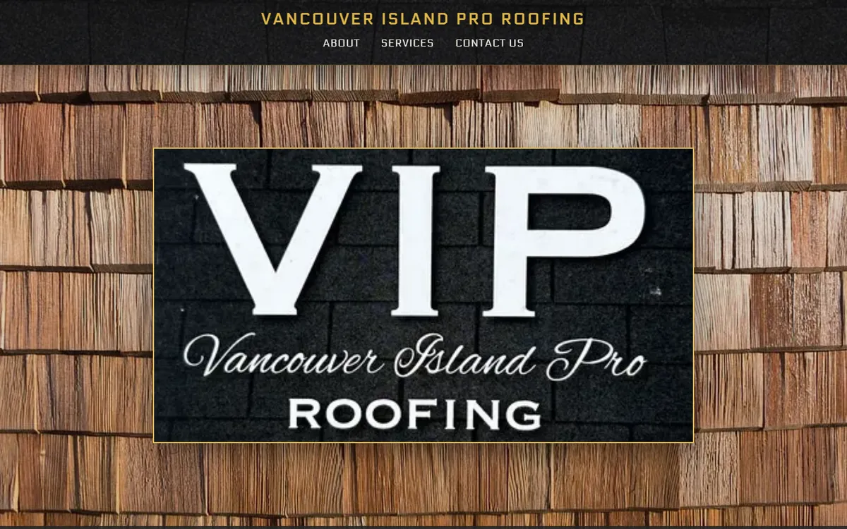 Vancouver Island Pro Roofing website